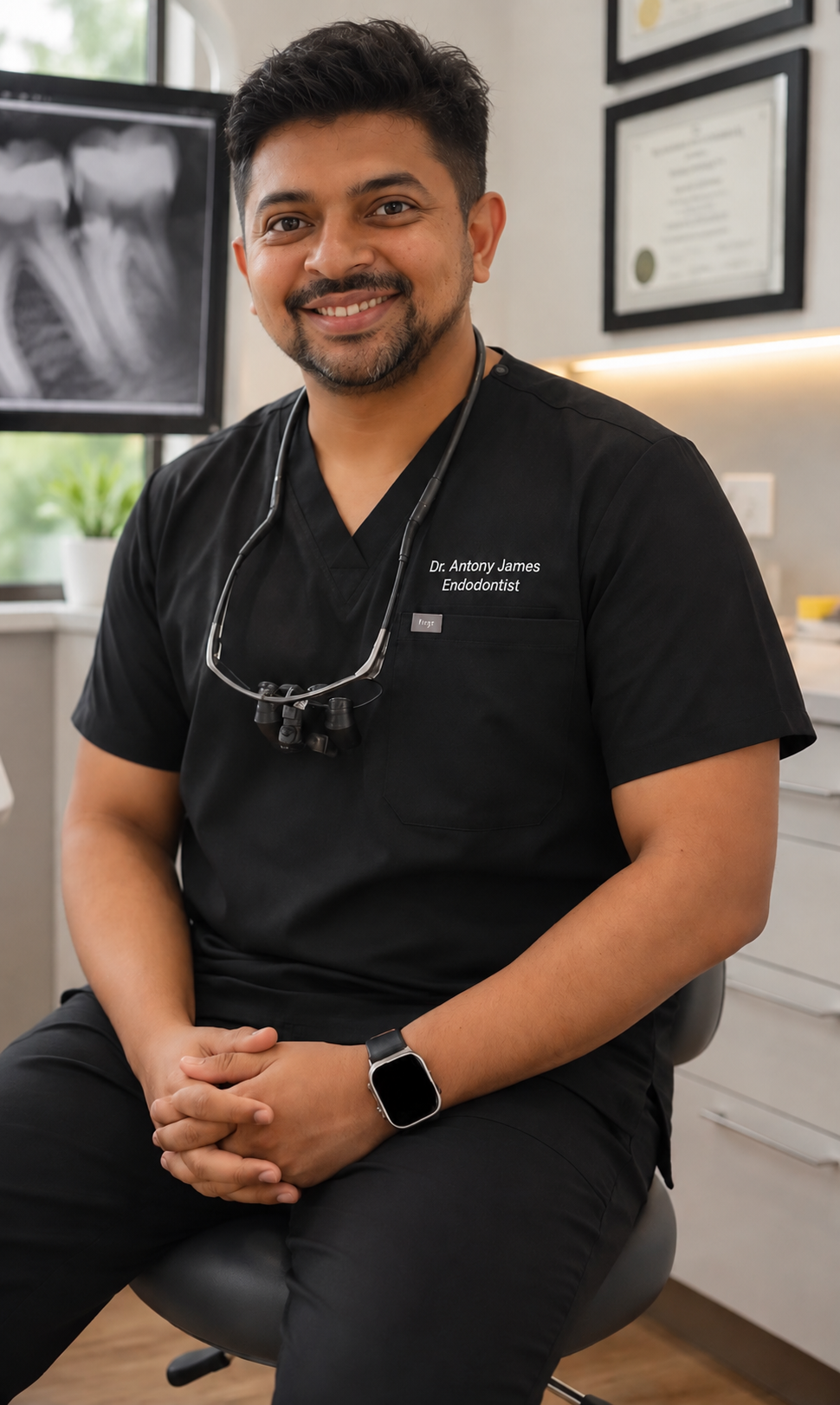 Dr. Antony James, consultant endodontist
